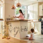 toddler gets to grips with a maths equation